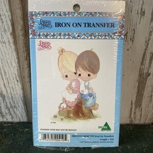 Precious Moments Iron-On Transfer 1997 Couple Design Sealed New #410 Spectrix